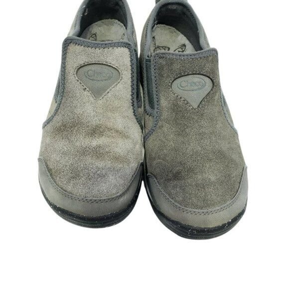 Chaco Womens Grandeur Kendry Gray Slip-On Shoes Size 7 Suede Upper Rugged READ - Picture 9 of 11